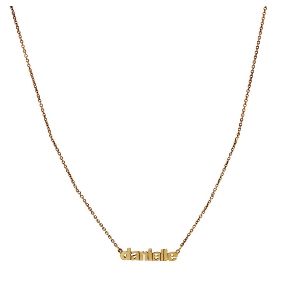 “Stacy” Nameplate necklace (mjewelersny)